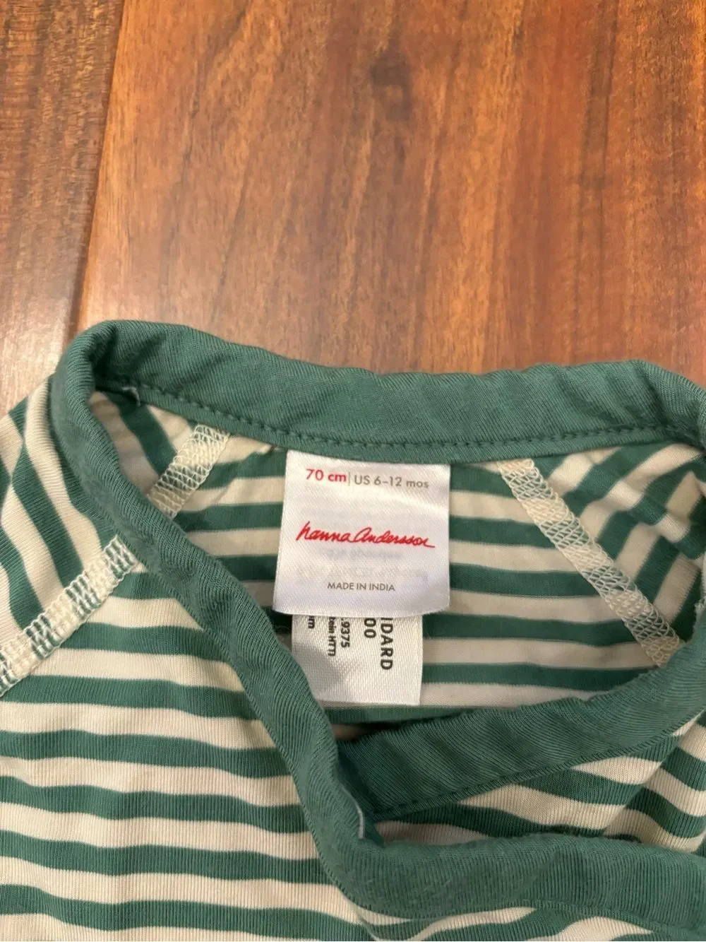 Hanna Andersson 3 Layette Tencel Stripe Crossover Bodysuits